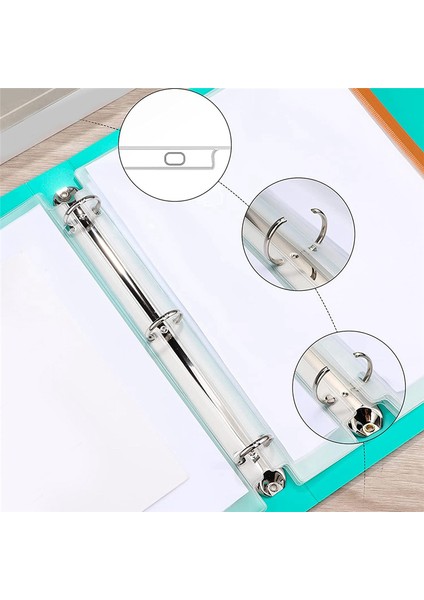 40PCS Binder Cepleri A4 Boyut 3 Delik Bağlayıcı Cepleri 3 Ring Binder Gevşek Yaprak Torbaları Için Fermuar Bağlayıcı ile Su Geçirmez (Yurt Dışından) fiyatları
