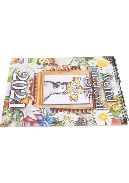 Garip Ortaçağ Kedileri Takvimi 2024 Takvim 12 Aylık Duvar Takvimi Ofis Evi Hediye Kaplamalı Kağıt A (Yurt Dışından) modelleri