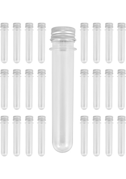 25PCS 45ML Plastik Test Tüpleri Metal Kapak Vida Kapağı Yuvarlak Taban Düğün Partisi Şeker Kozmetik Seyahat Losyon Kapları (Yurt Dışından) indirimleri