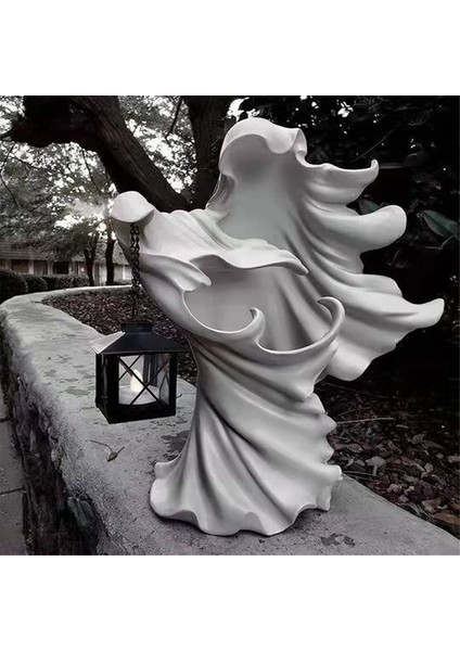 Korkunç Hellmessenger Fener Dekorasyon Cadı Reçine Heykel Reçine Hayalet Heykel Cadılar Bayramı Teması Hediye Sahne (Yurt Dışından) modelleri