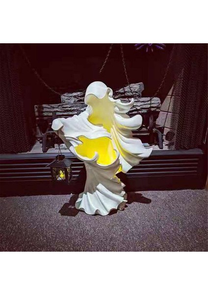 Korkunç Hellmessenger Fener Dekorasyon Cadı Reçine Heykel Reçine Hayalet Heykel Cadılar Bayramı Teması Hediye Sahne (Yurt Dışından) indirimleri