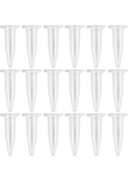 1000PCS Mini Santrifüj Tüpleri 1.5ml Yayılmış Açık Plastik Santrifüj Şişeleri Düz Üst Kısım Kapağı (Yurt Dışından)
