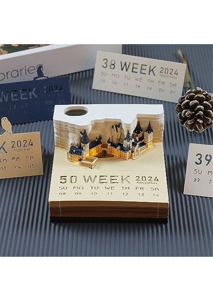 2024 Takvim Kare Kale Blok Not Defteri (Yurt Dışından) indirimleri