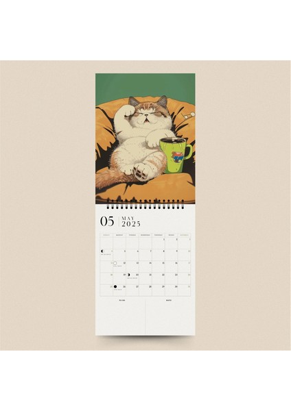 2025 Takvim Yavru Kedi Takvimi Ay Faz Takvimi Aylık Planlayıcı 2025 Ev Için Kedi Takvimi (Yurt Dışından) fiyatları