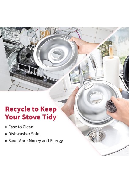 316048413 ve 316048414 Soba Brülör Damat Tavaları Elektrik Sobası Üstü - Frigidaire Kenmore Elektrik Sırası Için (Yurt Dışından) fırsatları