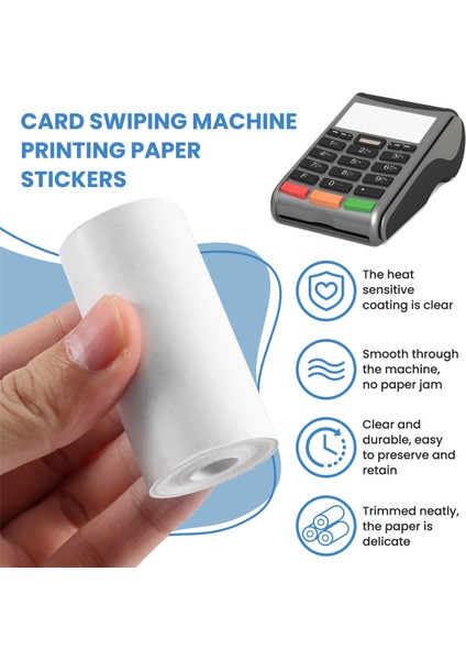 10 Rulo Termal Kağıt Kazancı Pos Makbuz Kağıtları 57X30MM Termal Kağıt Yazıcı Yazar Kayıt (Yurt Dışından) indirimleri