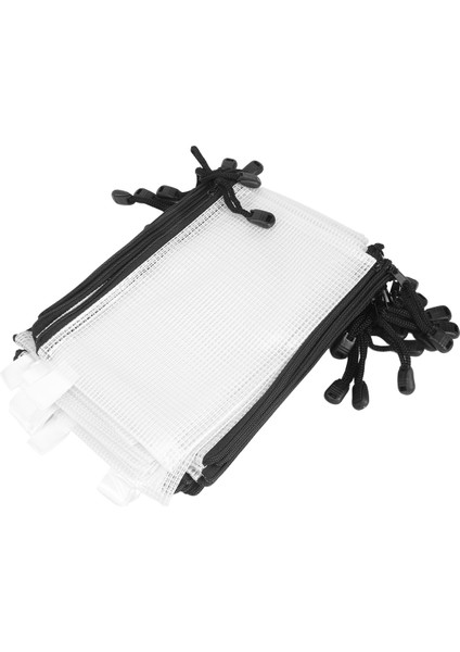 30PCS B6 Mesh Fermuar Poşeti 5.3x7.7inch, Okul Ofis Malzemeleri Için Su Geçirmez Zip Çantası, Bulmacalar ve Oyunlar Depolama Depolama (Yurt Dışından) modelleri