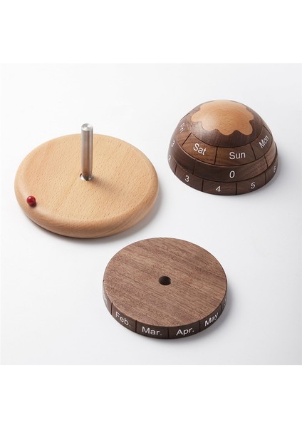 Ahşap Masaüstü Takvim Dekoru, Ofis Masası Dekoru, Masa Için Blok Takvim, Sürekli Masa Takvimi Gezegeni (Yurt Dışından) indirimleri