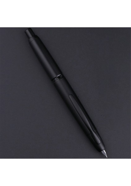 Basın Geri Çekilebilir Dolma Kalem Ekstra Ince Uçlu Metal Mat Mürekkep Kalem (Yurt Dışından) indirimleri