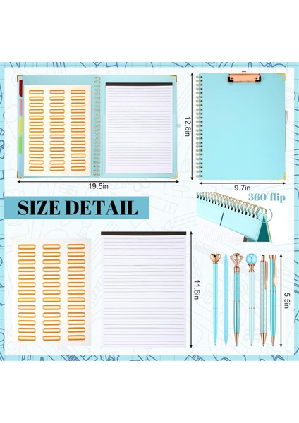 Yeniden Doldurulabilir Not Defteri Tükenmez Kalem Seti, 5 Ayırıcı A (Yurt Dışından) fırsatları