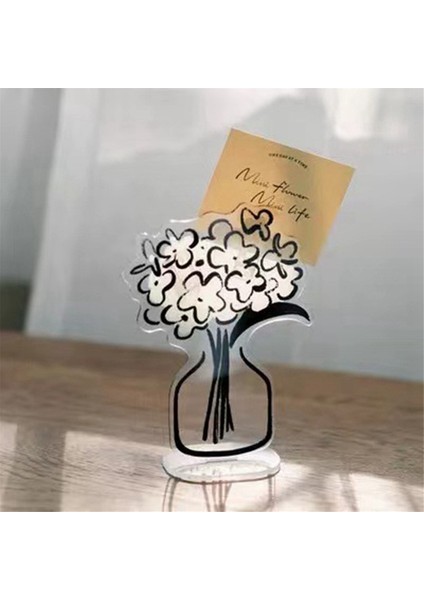 Çiçek Süsleme Notu Klip Gelişmiş Koyu Rüzgar Çiçeği Paket Klasör Dosya Mesajı Fotoğraf Mesajı Süsleme F (Yurt Dışından)