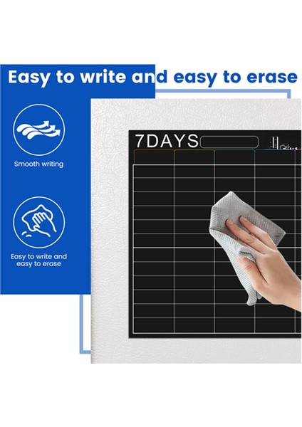 Manyetik Kuru Silme Takvim Seti 16X12 Inç Beyaz Tahta Haftalık Planlayıcı Organizatör A3 Buzdolabı Buzdolabı Mutfak Için Beyaz Kurul Ev (Yurt Dışından) indirimleri