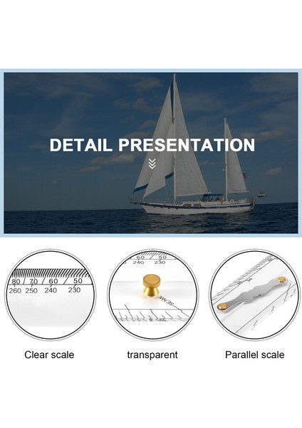 Marine Cetvel Paralel Cetvel Deniz Grafikleri Paralel Cetvel Eşleme Noktaları Paralel Cetvel 600MM (Yurt Dışından) fırsatları