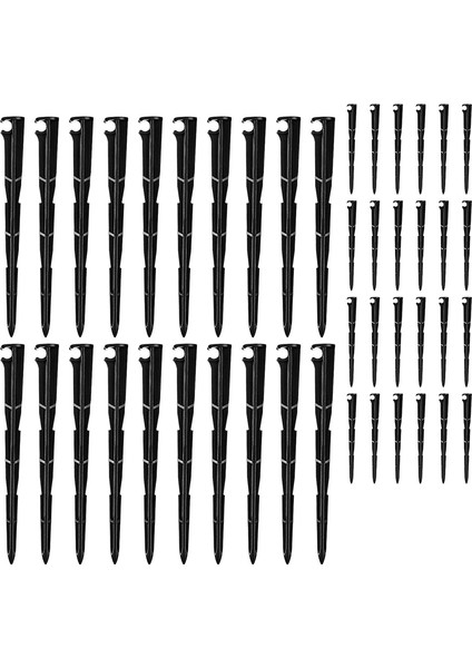 100 Pcs Sulama Damlama Destek Pahası 1/4inch Evrensel Damla Çizgileri Tüp Hortum Damlama Sulama Hortum Hortum Hortum Tutucu (Yurt Dışından)