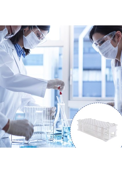 3 Adet Plastik Test Tüp Tutucuları, 60 Delik, 16 mm Test Tüpleri, Beyaz, Çıkarılabilir Laboratuvar Test Tüpü Tutucu (60 Delik) (Yurt Dışından) indirimleri