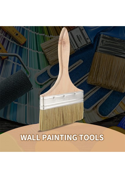 Akrilik Yağlı Boya Okulu Sanat Malzemeleri Boya Fırçası Için Geniş Ahşap Tutulmuş Boya Fırçası Duvar Boyama Aracı (Yurt Dışından) fırsatları