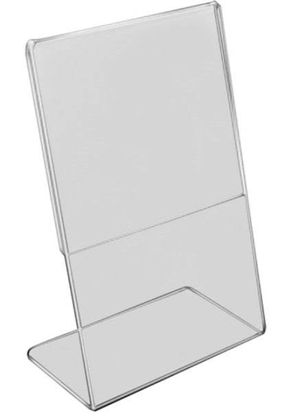 Akrilik Temiz Kart Tutucu Stand A4, Işaret Etiket Çerçevesi, Masa Kartı Tutucuları, 3mm Kartvizit Ekran Sahibi (1 Pc) (Yurt Dışından)