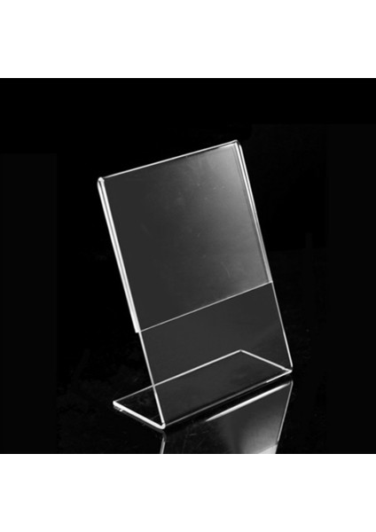 Akrilik Temiz Kart Tutucu Stand A4, Işaret Etiket Çerçevesi, Masa Kartı Tutucuları, 3mm Kartvizit Ekran Sahibi (1 Pc) (Yurt Dışından) indirimleri