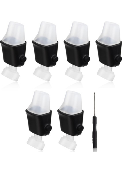 6pcs Contio Için Yedek Çıkış, Yumuşak Kapak Yedek Parçalar Contigo Aubrey 14OZ/20OZ Için Silikon Ağızlık (Yurt Dışından)