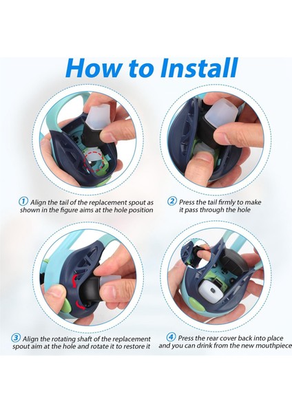 6pcs Contio Için Yedek Çıkış, Yumuşak Kapak Yedek Parçalar Contigo Aubrey 14OZ/20OZ Için Silikon Ağızlık (Yurt Dışından) indirimleri