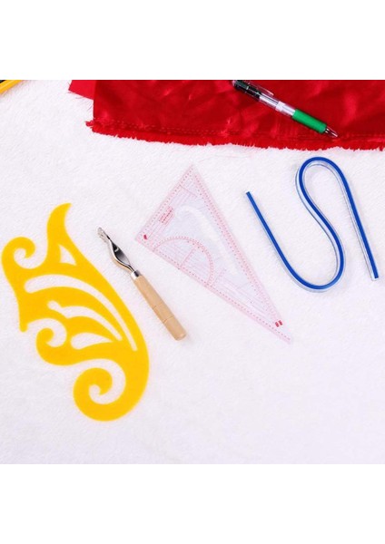 13 Adet Dikiş Cetveli Çizgisi Fransız Eğrisi Cetvel Kesme Paspas Seti Set Avlu Kolu Fransız Eğri Kesme Bıçağı Cetveli Dikiş Aracı (Yurt Dışından) fiyatları