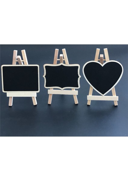 21PCS Mini Ahşap Karayolu ile Tripod Menü Mesaj Panosu Işaretleri Kara Tahta Düğün Dekorasyon Malzemeleri Mağaza Ev Dekor (Yurt Dışından) fiyatları