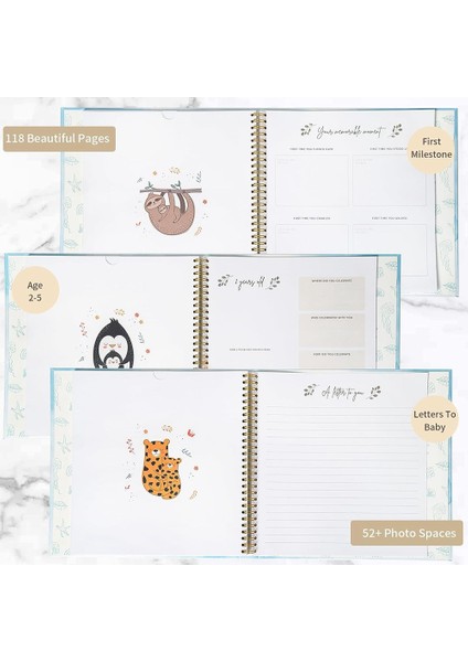 Bebek Anı Defteri Hayvan Hatıra Kaydı Büyüme Günlüğü El Hesabı-C (Yurt Dışından) indirimleri