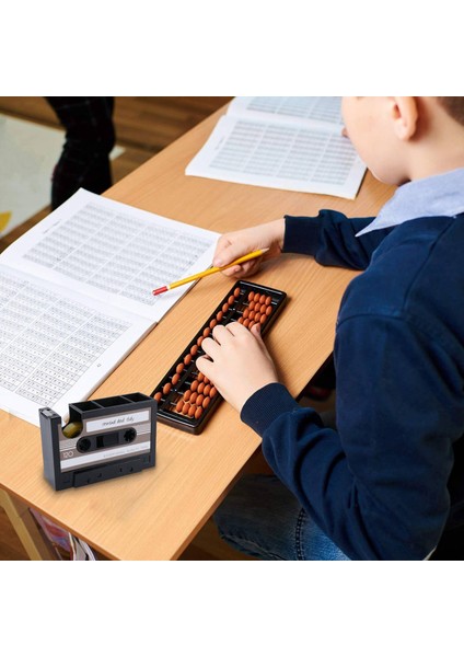 Kaset Bant Dağıtıcı Kalem Tutucu Vazo Kalem Pot Kırtasiye Masası Düzenli Konteyner Ofis Kırtasiye Tedarikçi Hediyesi (Siyah) (Yurt Dışından) fiyatları