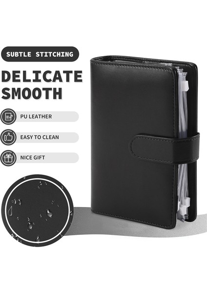 A6 Nakit Zarf Bağlayıcı Cüzdanı, Pu Bütçe Planlayıcısı Nakit Bütçeleme, Zarf Cüzdanı, Tasarruf Para Bağlayıcı A (Yurt Dışından) fiyatları