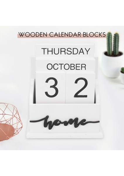 Ahşap Clamshell Masa Blok Takvimi Kalıcı Ahşap Masa Takvimi Hafta Ayı Tarih Ekran Ev Ofis Dekorasyonu (Yurt Dışından) fırsatları