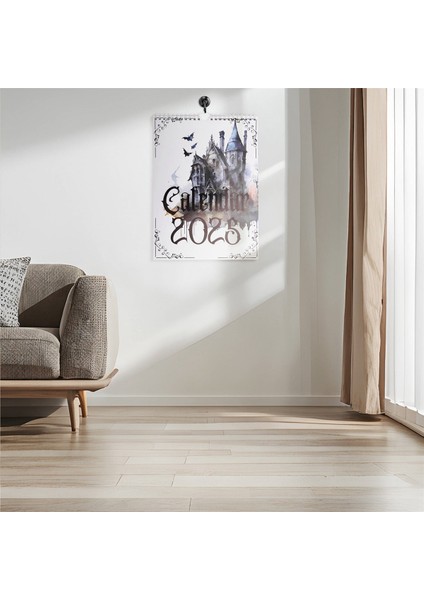 Cadı Goth 2025 Takvim Dijital Pagan 2025 Aylık Planlayıcı Mektup Boyutu Gotik Aylık Takvim (Yurt Dışından) indirimleri