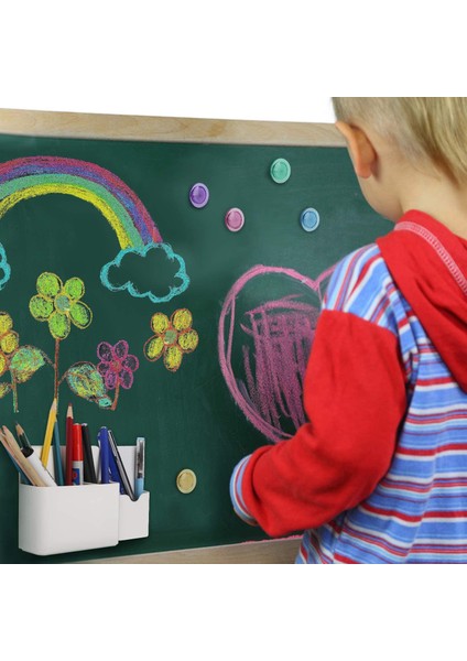 Manyetik Kuru Silme Işaretçisi Tutucu, 2 Paket Mıknatıs Kalem Kalem Kupası Depolama Tutucuları Beyaz Tahta Masası Ofisi Için Organizatör (Yurt Dışından) fırsatları