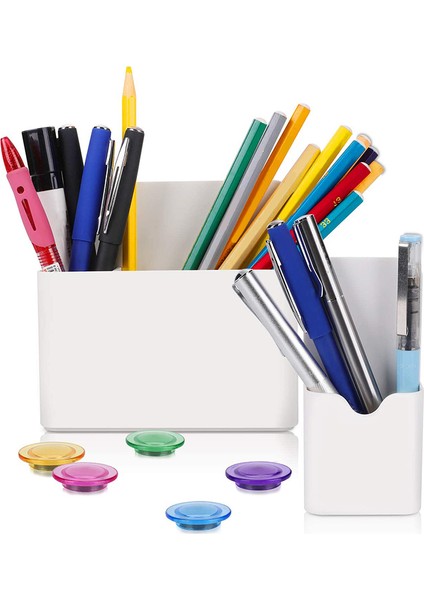 Manyetik Kuru Silme Işaretçisi Tutucu, 2 Paket Mıknatıs Kalem Kalem Kupası Depolama Tutucuları Beyaz Tahta Masası Ofisi Için Organizatör (Yurt Dışından) indirimleri