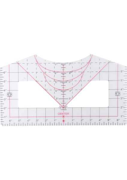 Ölçüm Aleti Için Vinil Hizalama Için 4'ü 1 Arada Tişört Cetvel Kılavuzu (Yurt Dışından) modelleri