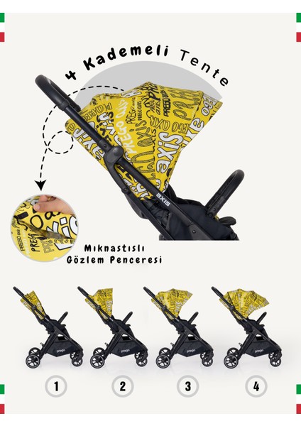 Axis 360 Derece Dönebilen Çift Yönlü Ayrılıp Birleşebilen Ikiz Bebek Arabası fırsatları