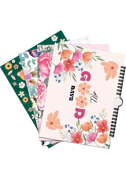 Çiçek Takvim Planlayıcısı Çiçek Aylık Planlayıcı Yıllar Vintage Kapak Takvimi Haftalık Program Öğrenci Sınıfı Defter Defteri (Yurt Dışından) fiyatları