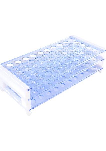 12-13MM Test Tüpleri Için Plastik Test Tüpü Stand Braket Rafı 50 Delikli Konumlar (Yurt Dışından)