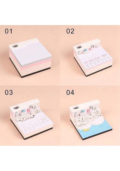 Zaman Parçası Takvimi - 2024 LED Işıklı Masa Takvimi - 3D Takvim (Yurt Dışından) fırsatları