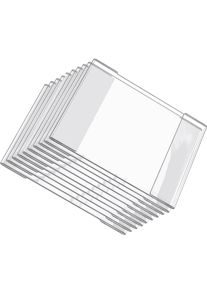 Çift Taraflı Yapışkan Bantlı 8,5X11 Inç Şeffaf Akrilik Tabela Tutucular (Yurt Dışından) fiyatları