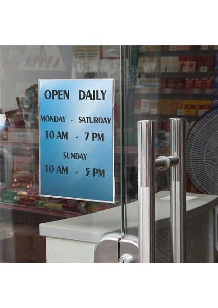 Çift Taraflı Yapışkan Bantlı 8,5X11 Inç Şeffaf Akrilik Tabela Tutucular (Yurt Dışından) modelleri