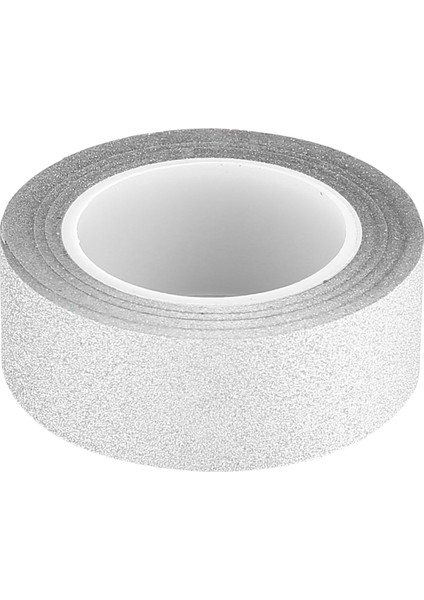 10M Parıltılı Bant Çubuğu Kendi Kendine Yapışkan Etiket Etiketi Dekoratif Kağıt Diy Gümüş (Yurt Dışından) fiyatları