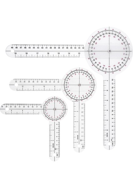 3pcs/set Spinals Gonyometre Koruyucular Kullanıcı Çoklu Çözünür Gonyometre Açısı Omurga Cetvel 360 Derece 180 Derece (Yurt Dışından) modelleri