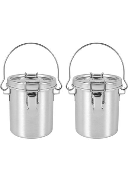 2 Paket Sanatçı Taşınabilir Boyama Fırçası Yıkama Kovası Yıkama Kalem Pot Paslanmaz Çelik Suluboya Yağlı Boya Fırçası Yıkayıcı Sanat Malzemeleri (Yurt Dışından)