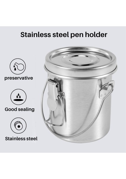 2 Paket Sanatçı Taşınabilir Boyama Fırçası Yıkama Kovası Yıkama Kalem Pot Paslanmaz Çelik Suluboya Yağlı Boya Fırçası Yıkayıcı Sanat Malzemeleri (Yurt Dışından) fiyatları