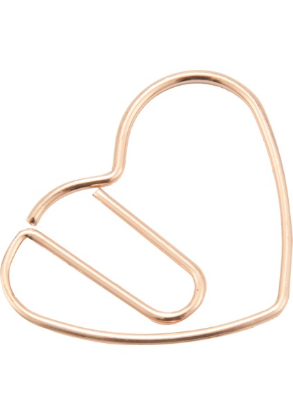 100 Parça Aşk Kalp Şeklindeki Küçük Paper Klipler Ofis Okulu Için Yer Işareti Klipleri Ev Metal Klipler Gül Altın (Yurt Dışından) indirimleri