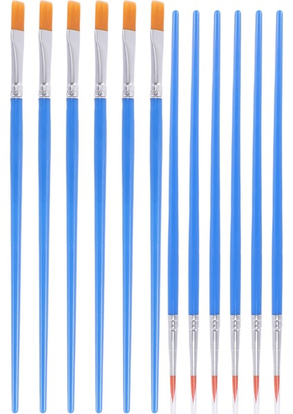 100 Adet Çocuk Boya Fırçaları Suluboya Yağlı Boya Için Ayarlanmış Düz +Vücut Yüz Tırnak Zanaat Sanatı Için Sivri Fırça (Yurt Dışından) modelleri