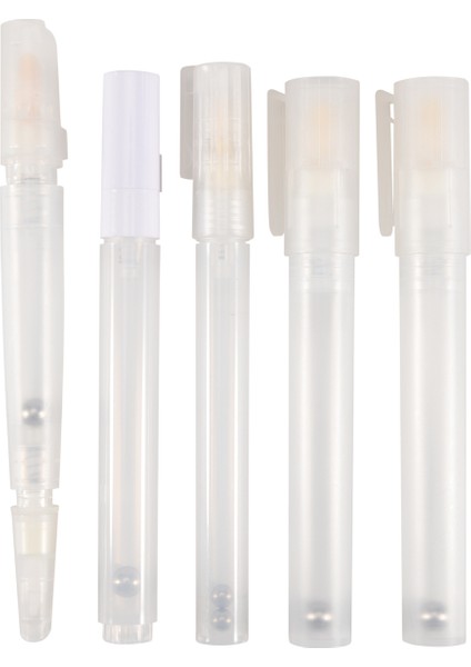 5 Adet Boş Doldurma Boyası Işaretleyicileri Boş Doldurulabilir Boya Kalemleri Boş Doldurulabilir Işaretleyici Şeffaf Kalem Tüpünü Boyamak Için (Yurt Dışından)