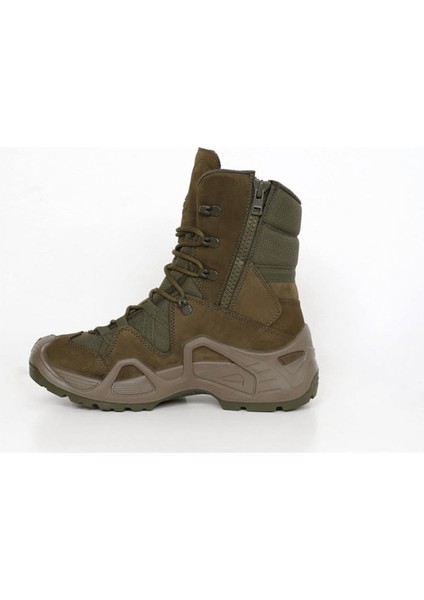 M1491 Fermuarlı Haki Renk Askeri Bot