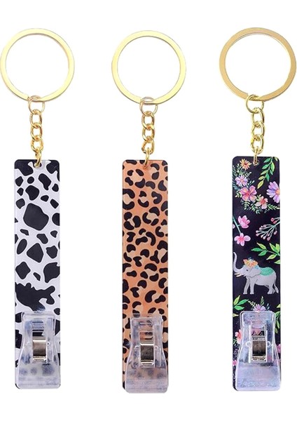 3 Adet Kart Banka Kartı Klipsleri Akrilik Atm Temassız Kartlar (Yurt Dışından)