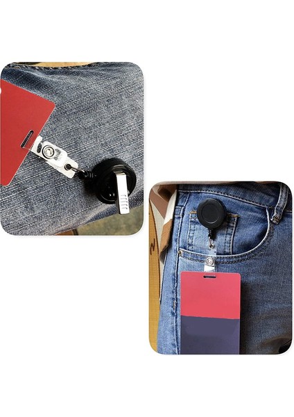 2 Paket - Geri Çekilebilir Kimlik Isim Rozeti Tutucu Makaraları (Yurt Dışından) fırsatları